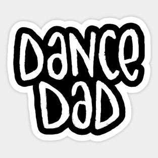 Dance Dad, Typography for Dance Dad Sticker